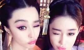 Phạm Băng Băng nhí nhảnh bên Trương Hinh Dư.