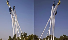 Ngắm ôtô 'bay' tại Anh