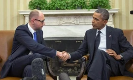 Thủ tướng tạm quyền Ukraine gặp Tổng thống Mỹ