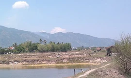 Đầm ốc - nơi phát hiện xác anh Cường 