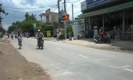 Hiện trường vụ tai nạn nơi 2 em nữ sinh gặp nạn