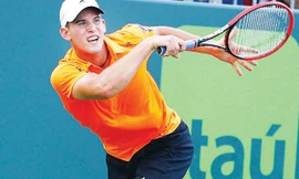 Dominic Thiem đã tạo nên bất ngờ lớn khi mới 20 tuổi. Ảnh: Facebook