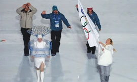 VĐV Ấn Độ đã phải tham gia lễ khai mạc với tư cách VĐV độc lập. Ảnh: Newindianexpress