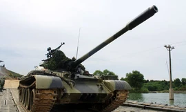 Xe tăng, xe pháo vượt chướng ngại nước