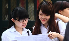 Thí sinh dự thi tốt nghiệp năm 2014.