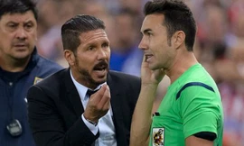 Đập đầu trọng tài, HLV Diego Simeone bị cấm chỉ đạo 8 trận