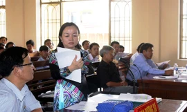 Đại diện Cty đưa ra các bằng chứng tại phiên tòa