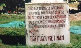 Cột mốc chủ quyền trên quần đảo 