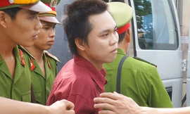 Là người cầm đầu vụ án, bị cáo Cường phải nhận án tử hình. Ảnh: Thu Đông. 