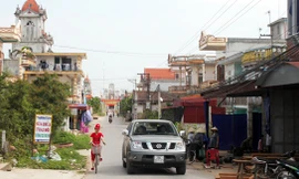 Một góc làng Thiết Khoá.