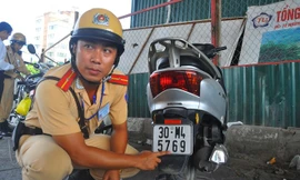 Nhận lại xe tay ga sau 4 năm bị mất trộm