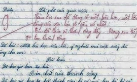 Bài văn của học sinh khiến cô giáo trầm trồ thán phục