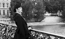 Lý Nhã Kỳ chưng diện quý phái ở Pháp