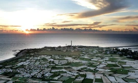 Bình minh trên đảo Lý Sơn. Ảnh: Phương Hoa/TTXVN