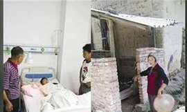 Cánh tay đã được nối lại, tuy nhiên bé gái vẫn chưa qua cơn nguy kịch.