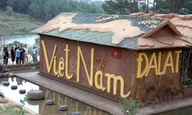 Ngôi nhà độc đáo ở hồ Tuyền Lâm