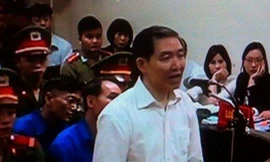 Dương Chí Dũng tại phiên tòa phúc thẩm.