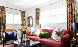 Không gian hoa lá trong căn hộ 68 m2