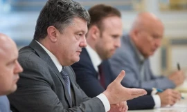 Tổng thống Ukraine Petro Poroshenko. (Nguồn: AFP/TTXVN) 