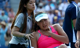 Dính chấn thương, Shuai Peng 'khóc như mưa' tại US Open