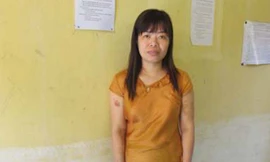 Nguyễn Thị Mai Trang tại cơ quan điều tra