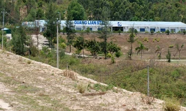 Sau 7 năm khởi công, dự án thép Quảng Liên Dung Quất vẫn trong tình trạng bỏ hoang gây nhiều bức xúc cho người dân. Ảnh: Trí Tín.