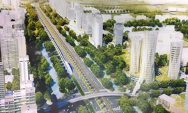 Hình ảnh tuyến đường hiện đại trong tương lai. Ảnh: Minh Tuấn