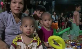 Tết Trung thu hai nơi của trẻ em chùa Bồ Đề