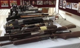 Tang vật do lực lượng cảnh sát 141 thu giữ.