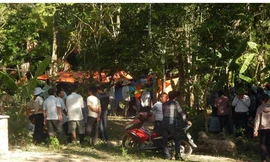 Hiện trường nơi phát hiện ra thi thể cô Hải.