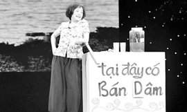 Thúy Nga trong liveshow "Xin lỗi em chỉ là...". Ảnh: T.L 