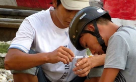 Chích ma túy, sống bầy đàn dưới gầm cầu Hải Phòng