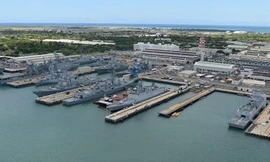 Tàu chiến tập kết chờ cuộc tập trận lớn nhất thế giới