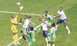 Thủ môn Enyeama có ngày thi đấu xuất thần nhưng vẫn phải nhường vé cho Pháp đi tiếp. Ảnh: AP