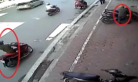 Bẻ khoá trộm xe Air Blade nhanh như cắt