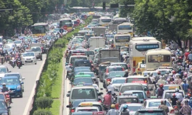 Hà Nội sẽ cấm tuyến đường huyết mạch Xuân Thủy - Cầu Giấy sau 2/9. Ảnh: Nhị Tiến