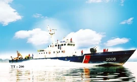Tàu tuần tiễu cao tốc TT-120. Ảnh: Cảnh sát biển.