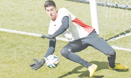 Courtois tận dụng tốt thời gian biệt phái để trưởng thành