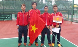 Đội tuyển quần vợt U16 Việt Nam. Ảnh: Người lao động.