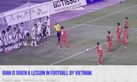 Báo chí Iran: 'Olympic Việt Nam đã dạy cho Iran bài học'
