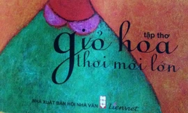 Trang bìa cuốn thơ sắp xuất bản tại Việt Nam. Ảnh: Triết Trần