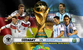 2h ngày 14/7: Đức - Argentina, lịch sử có đổi thay?