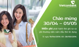 Vietcombank ưu đãi chủ thẻ phát hành mới nhân dịp lễ 30/4