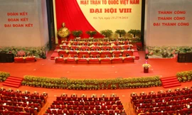  Đoàn Chủ tịch Đại hội. Ảnh: TTXVN