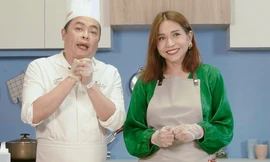 Khả Như nấu ăn với đầu bếp người Việt của Angelina Jolie, thừa nhận dở “nữ công gia chánh“