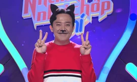  Trấn Thành vẽ mặt mèo để lấy lòng các em nhỏ trong “Nhanh Như Chớp Nhí“