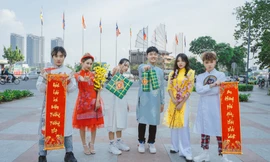 P336 Band - O2O Girl Band tiếp tục kết hợp, mang hot trend “vịt hóa thiên nga” vào MV Tết