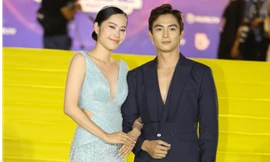 Cặp đôi Nam Em - Lãnh Thanh ngọt ngào sánh vai tại “V Heartbeat Year End Party“