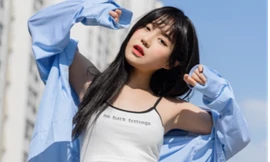  Han Sara nhá hàng sản phẩm "comeback" bằng hình ảnh chàng trai giấu mặt 