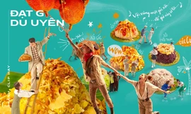 Đạt G và Du Uyên thực hiện bộ ảnh lạ mắt quảng bá các món xôi Việt Nam